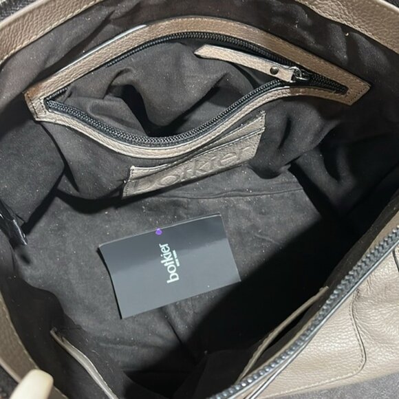 BOTKIER Cobble Hill Slouch Calfskin Leather Hobo - Picture 6 of 9